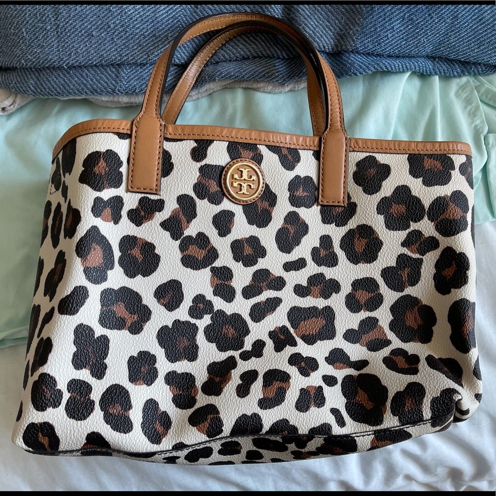 Tory Burch tote animal print